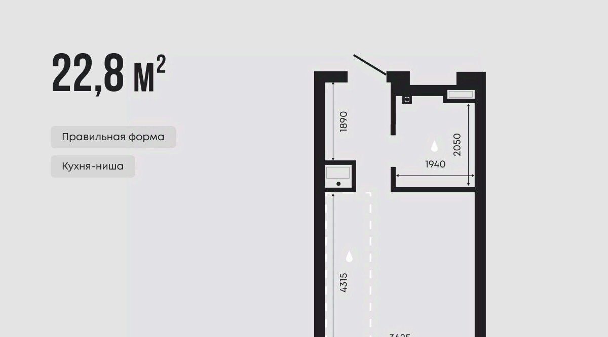 квартира г Тюмень р-н Центральный ЖК «Челюскинцев, 5» фото 3
