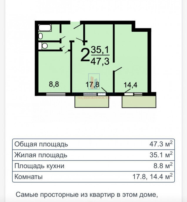 квартира г Москва ул Генерала Глаголева 14 Поле, Октябрьское фото 16