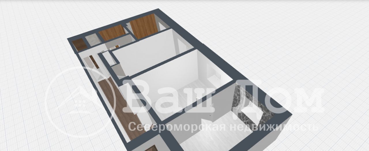 квартира г Североморск ул Сафонова 24 фото 2