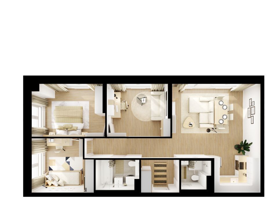 квартира г Москва метро Кантемировская б-р Кавказский 51к/2 фото 1