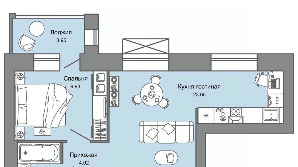 квартира г Киров р-н Ленинский Новый фото 1