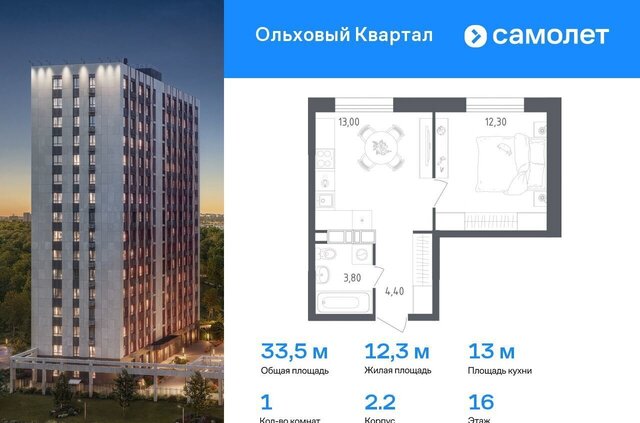 ЖК «Ольховый Квартал» метро Коммунарка к 2. 2 фото