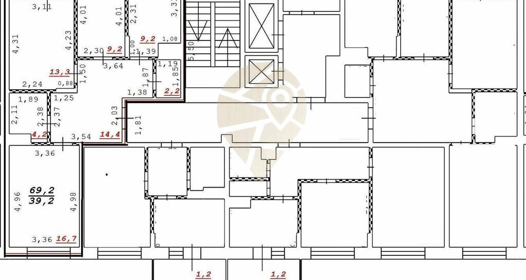 квартира г Старый Оскол Центральный микрорайон 4 фото 1