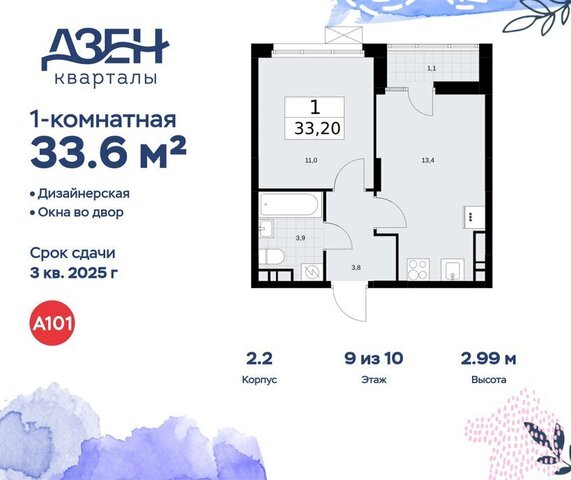 метро Коммунарка метро Новохохловская ТиНАО ЖР «Дзен-кварталы» 2/3 фото