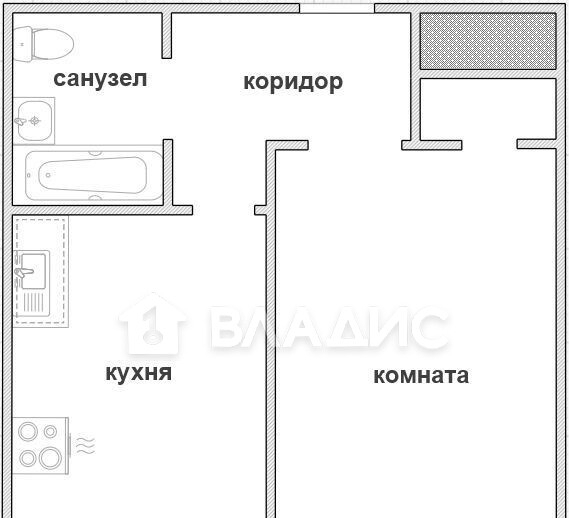 квартира р-н Всеволожский г Мурино ул Новая 7 Девяткино, Центральный м-н фото 20