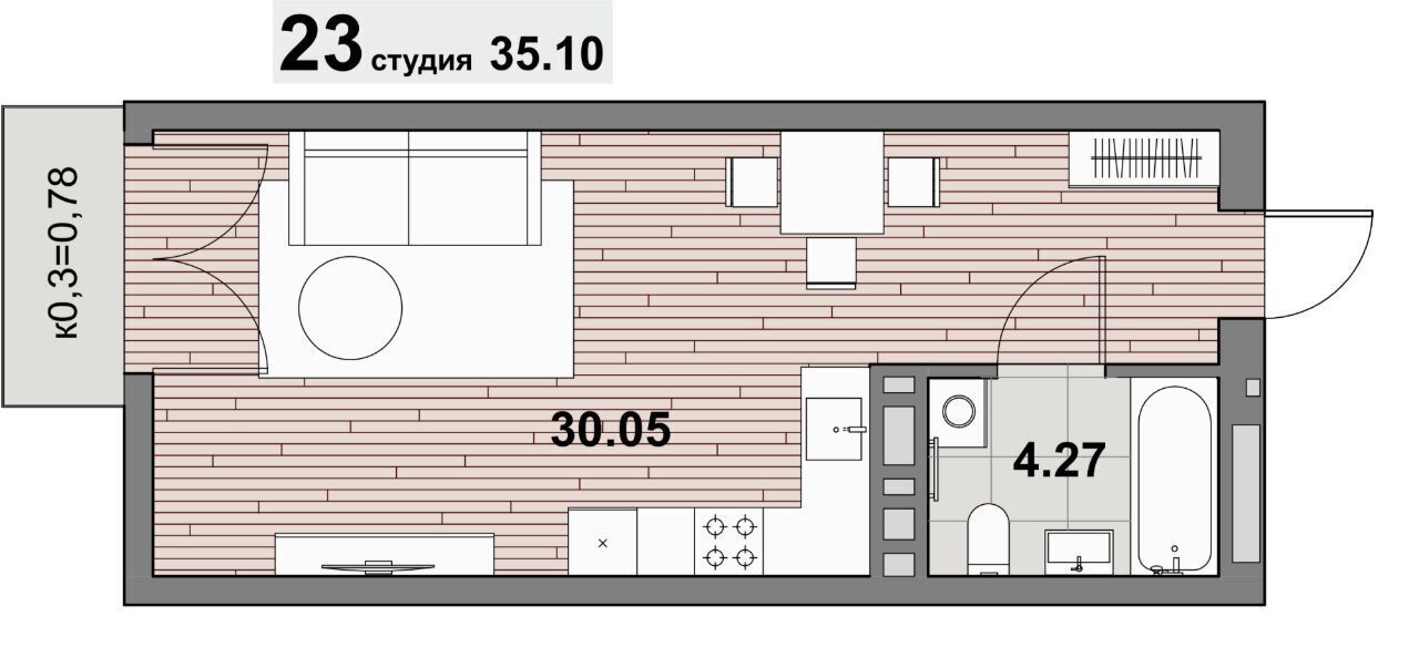 квартира р-н Зеленоградский г Зеленоградск ул Гагарина фото 1