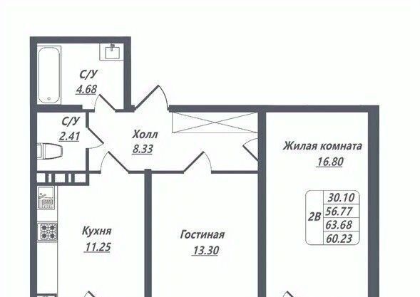 квартира г Ессентуки ЖК «ИСТОЧНИК» фото 1