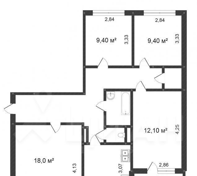 квартира г Новосибирск ул Связистов 113 Площадь Маркса фото 2
