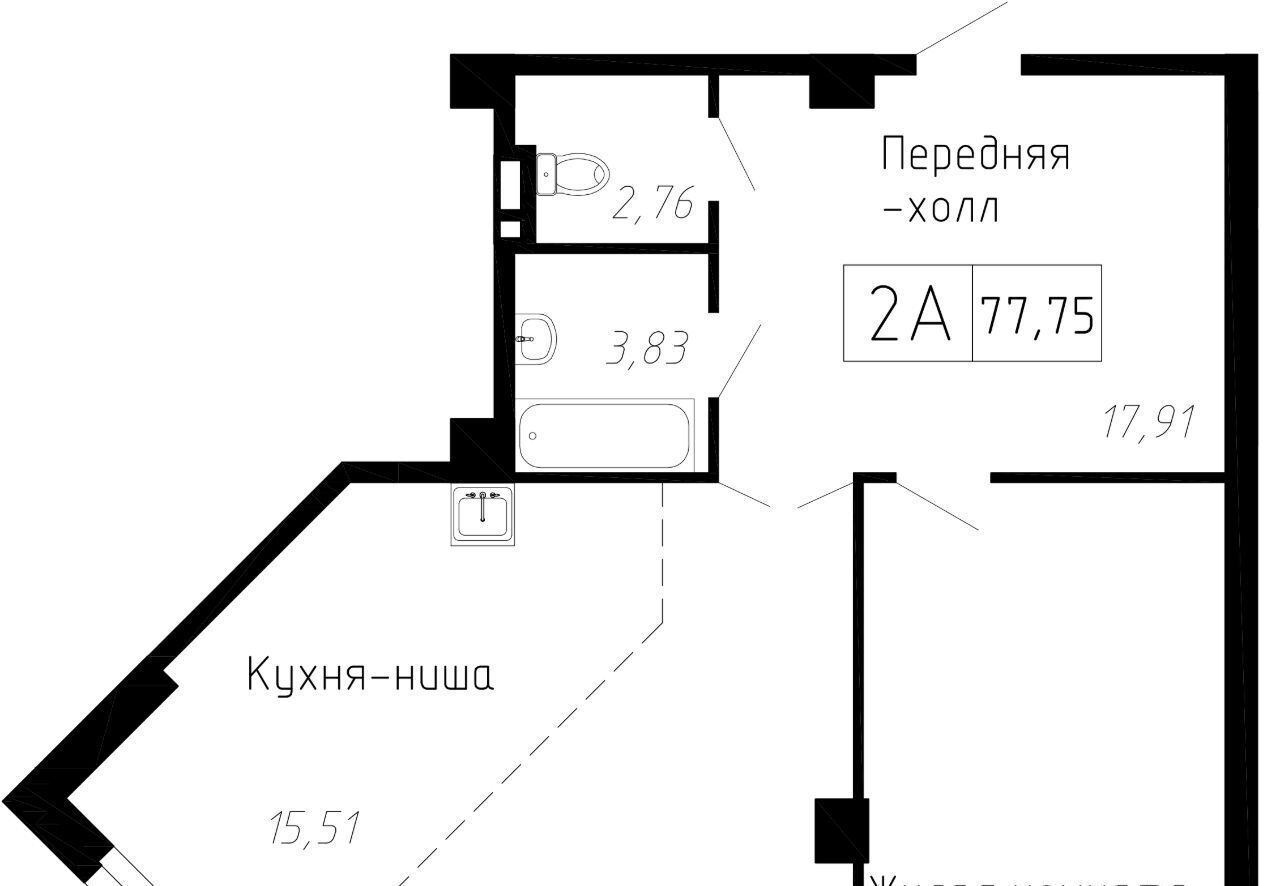 квартира г Владивосток р-н Советский Чайка ЖК «Чайка» фото 1