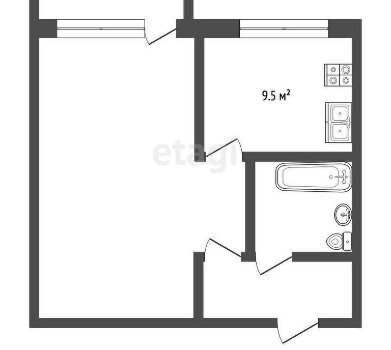 квартира г Петропавловск-Камчатский ул Савченко 20к/2 фото 1