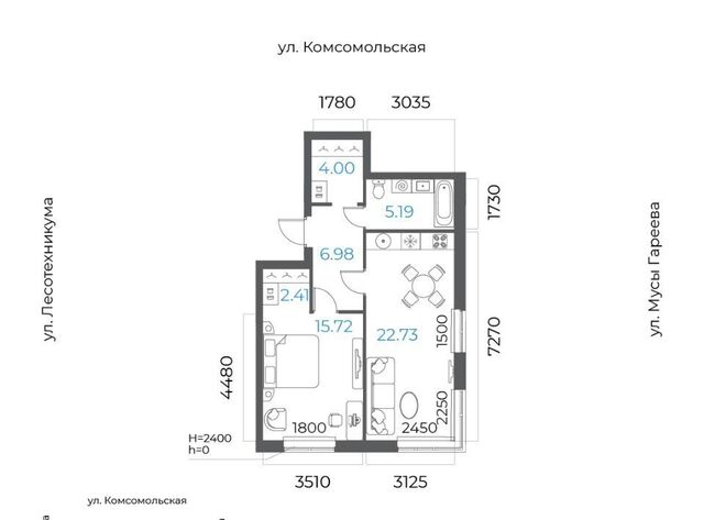 р-н Октябрьский микрорайон Глумилино-2 8-е Небо жилой комплекс фото