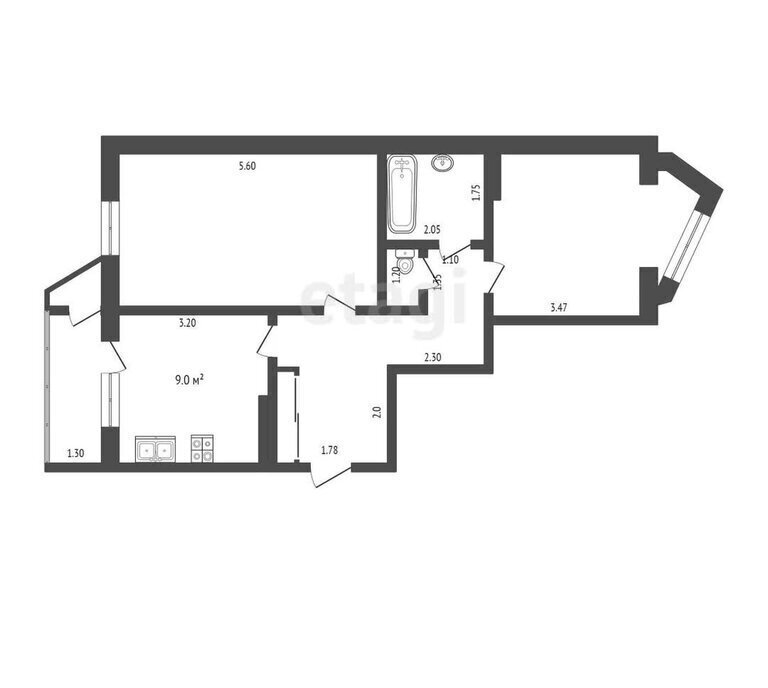квартира г Петропавловск-Камчатский ул Тушканова 10/3 фото 1