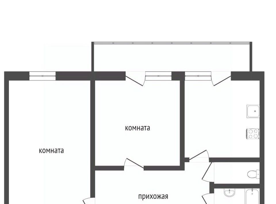 квартира г Сургут ул Федорова 69 23-й фото 2