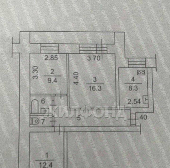квартира г Томск р-н Кировский ул Красноармейская 122 фото 8
