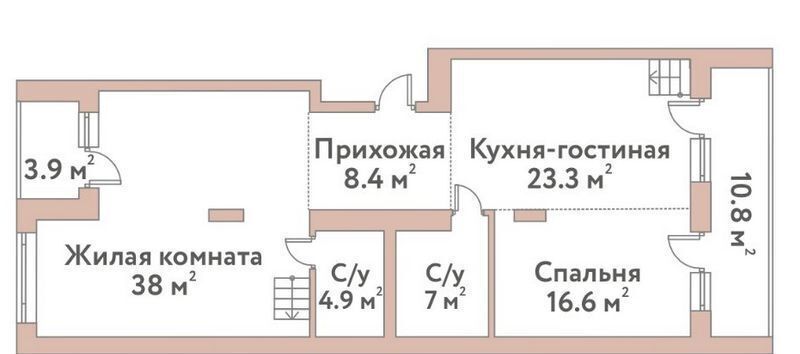 квартира г Новосибирск р-н Заельцовский ш Дачное 20 фото 24