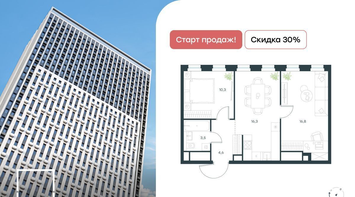квартира г Москва метро Верхние Лихоборы Северный Западное Дегунино ЖК Левел Селигерская фото 1