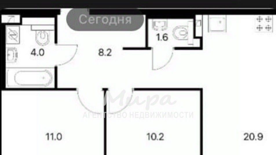 квартира г Люберцы ул лётчика Ларюшина 20 Котельники фото 16