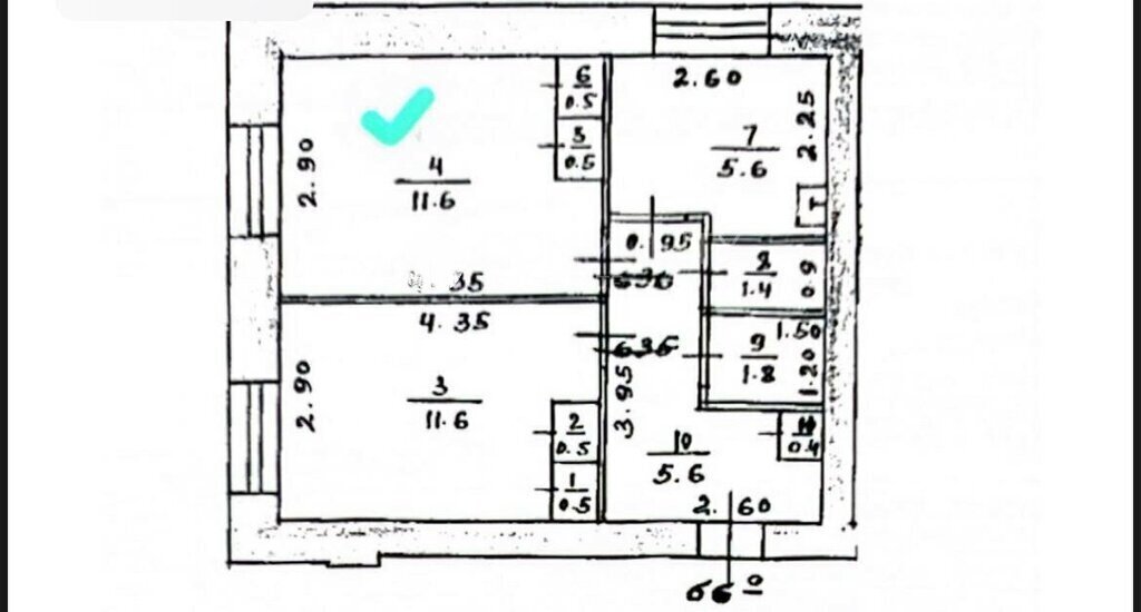 комната г Уфа ул Менделеева 136/2 фото 9