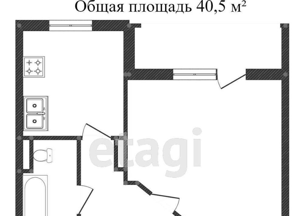квартира г Тобольск ул 4-я Северная 8 фото 1