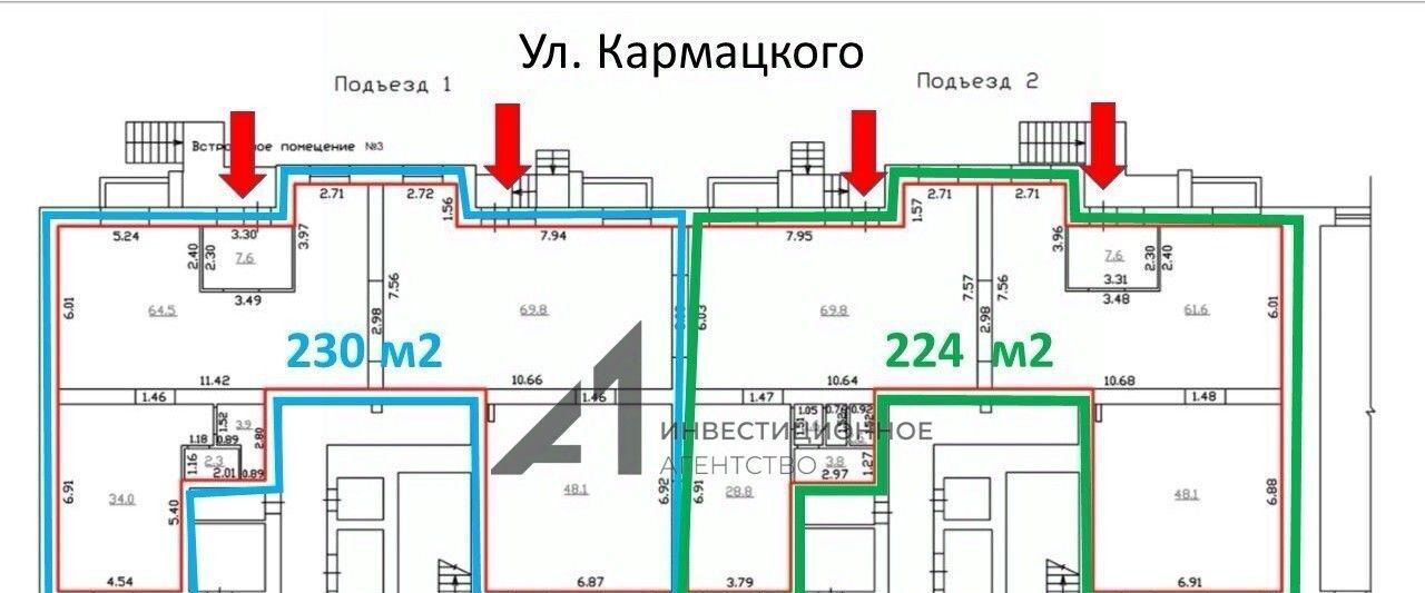 свободного назначения г Тюмень р-н Центральный ул Тимофея Кармацкого 9 фото 14