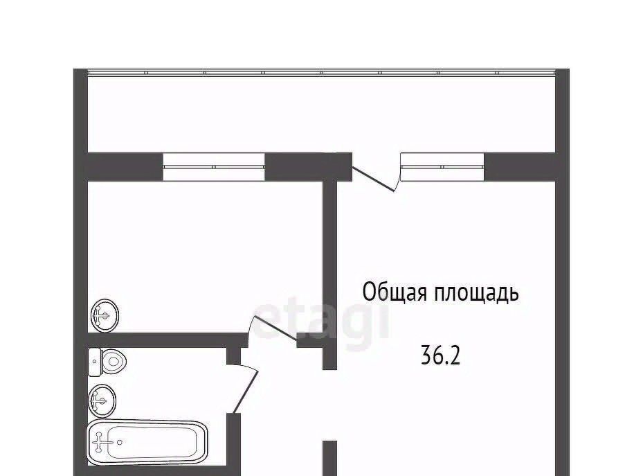 квартира г Томск р-н Октябрьский ул Ивановского 14 фото 2