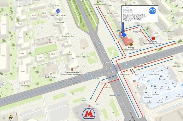 метро Проспект Просвещения пр-кт Энгельса 141/36 фото