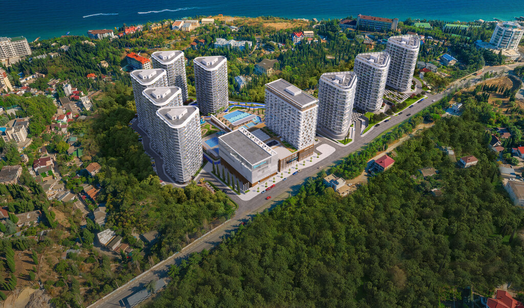 квартира г Алушта Профессорский Уголок жилой комплекс Крымская Резиденция фото 2