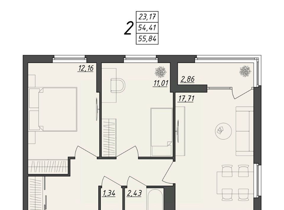 квартира г Волгоград р-н Краснооктябрьский ул им. Алехина 7к/7 фото 1