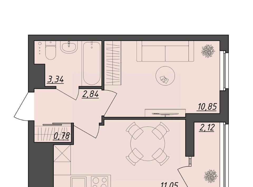 квартира г Волгоград р-н Краснооктябрьский ул им. Алехина 7к/7 фото 1