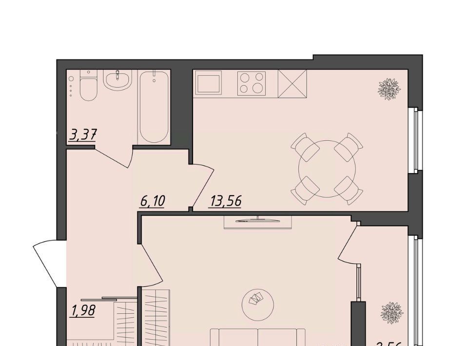квартира г Волгоград р-н Краснооктябрьский ул им. Алехина 7к/7 фото 1