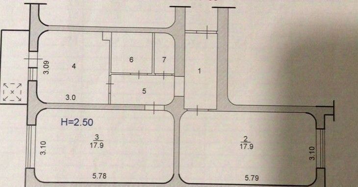 квартира г Волжский пр-кт им Ленина 120 фото 2