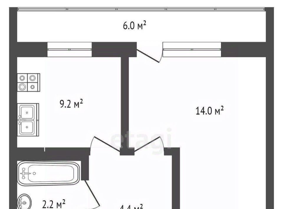 квартира г Одинцово ул Новоспортивная 20к/1 Одинцово фото 2