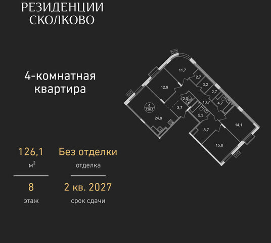 п Заречье Сколково, жилой комплекс Резиденции Сколково фото