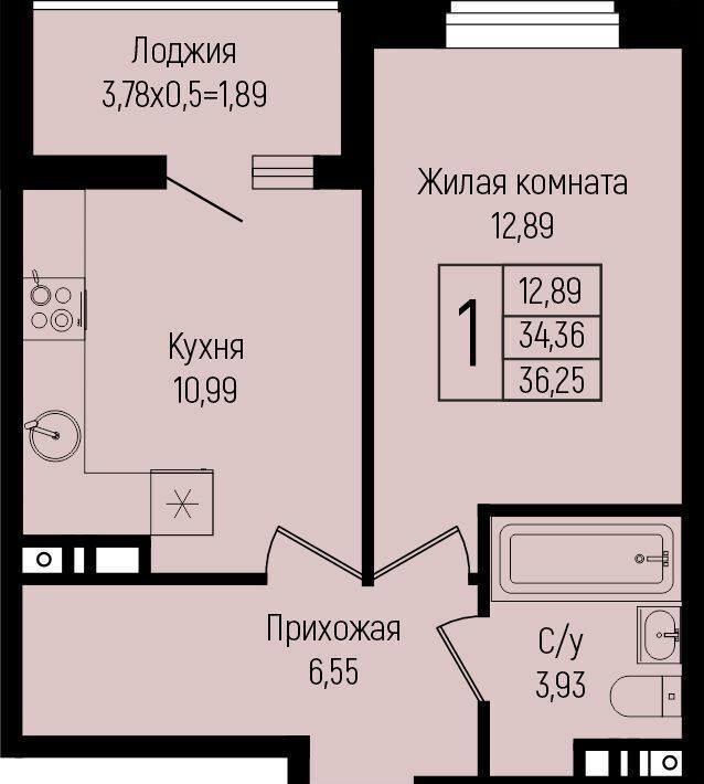 квартира г Краснодар р-н Прикубанский ул им. Владислава Лемиша з/у 5 фото 1