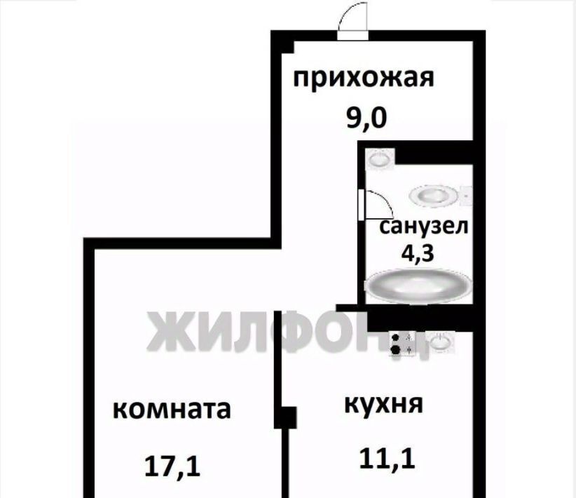 квартира г Новосибирск ул Междуреченская 3 Площадь Ленина фото 18