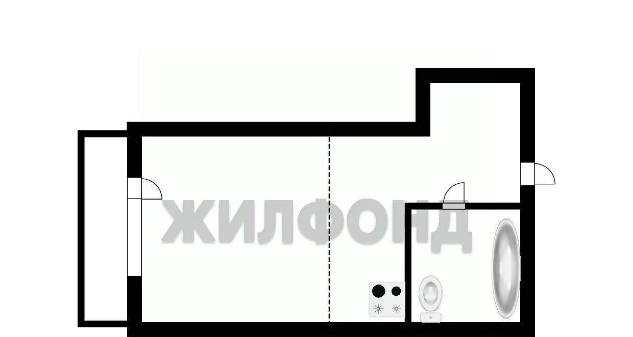 квартира г Новосибирск метро Площадь Гарина-Михайловского ул Сухарная 96/3 фото 16