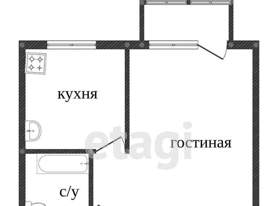 квартира г Комсомольск-на-Амуре п Старт ул Центральная 14 фото 2
