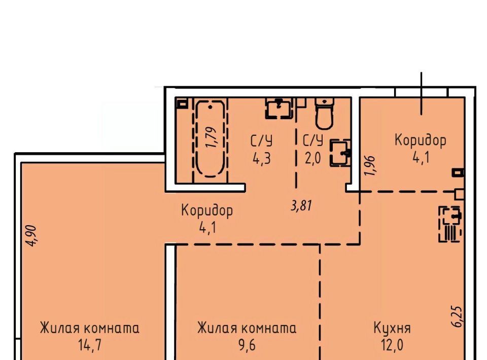 квартира г Иркутск р-н Правобережный ул Култукская 16 фото 1