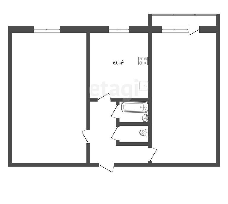 квартира г Тамбов б-р Энтузиастов 1в фото 1