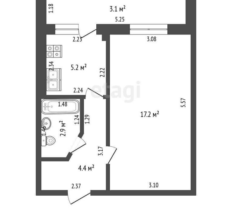 квартира г Тамбов улица Николая Вирты, 112 фото 1