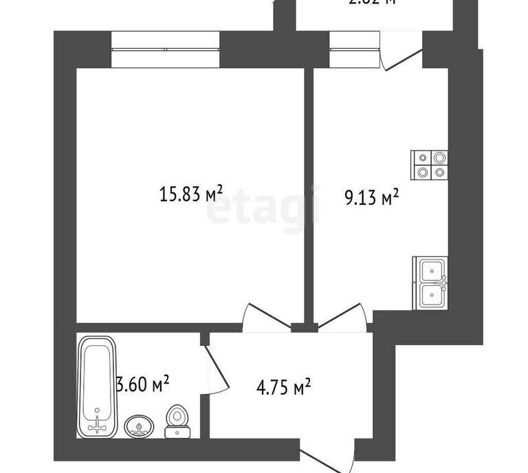квартира г Тамбов ул Киквидзе 77б фото 1