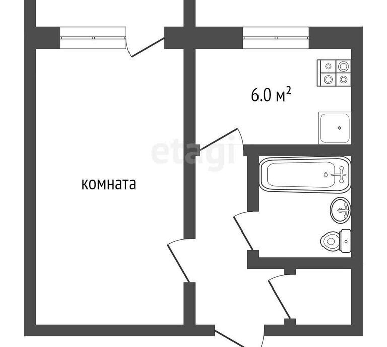 квартира г Тамбов ул Магистральная 17а фото 1