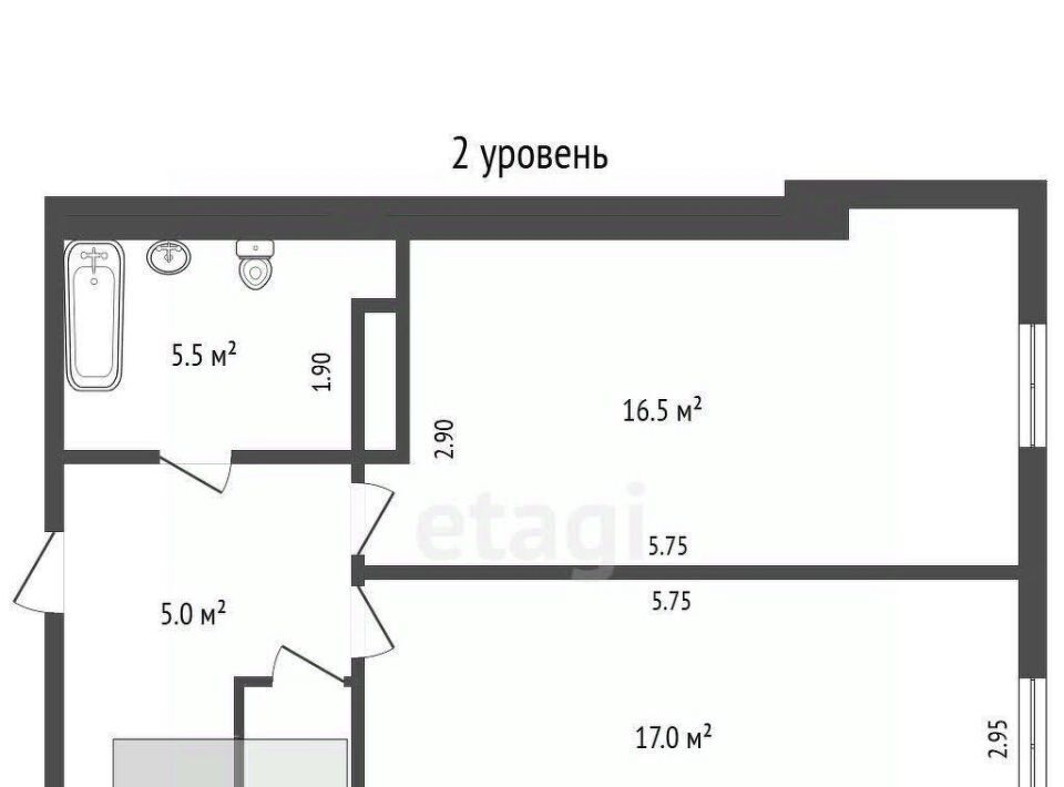 квартира г Ростов-на-Дону р-н Ворошиловский ул Евдокимова 37а фото 2