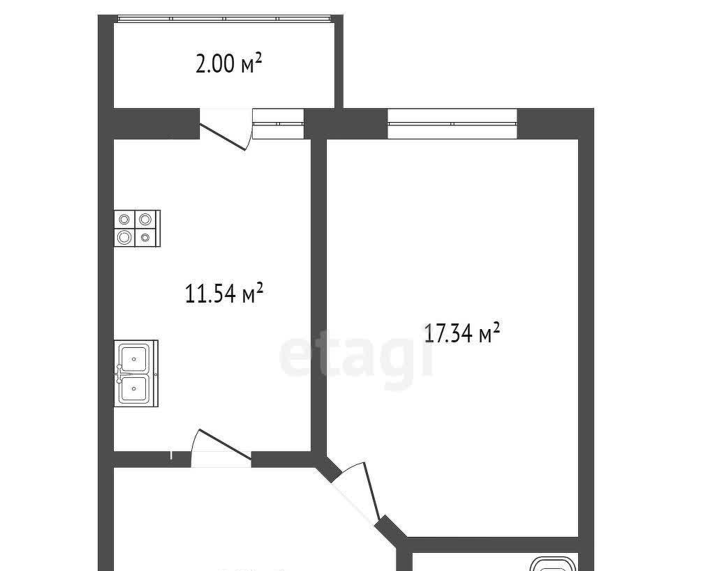 квартира г Тамбов ул Никифоровская 40 фото 17