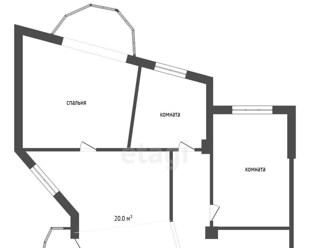 квартира г Тамбов улица Максима Горького, 20 фото 19