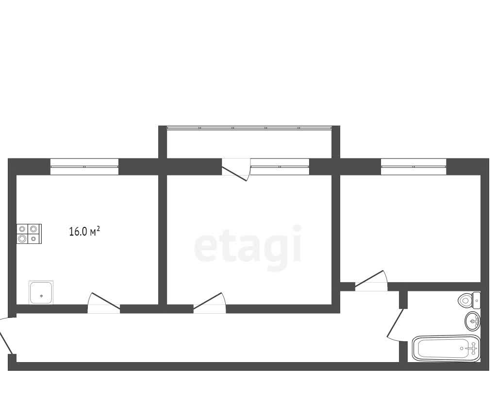 квартира г Тамбов ул Карла Маркса 175а/4 фото 30