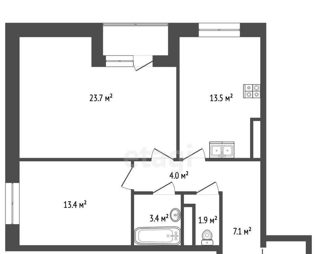 квартира г Тамбов ул Советская 192а/1 фото 24