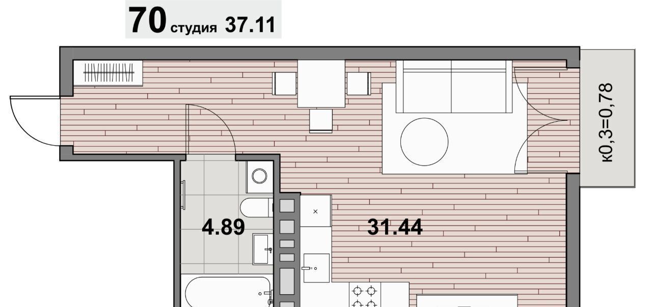 квартира р-н Зеленоградский г Зеленоградск ул Гагарина фото 1