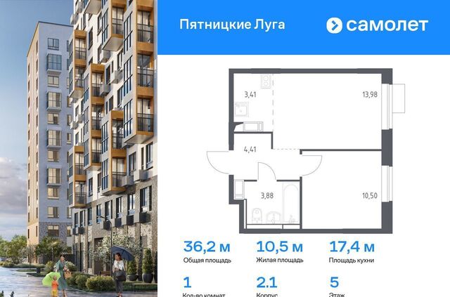 ЖК Пятницкие Луга к 2/1, Красногорск, деревня Юрлово фото
