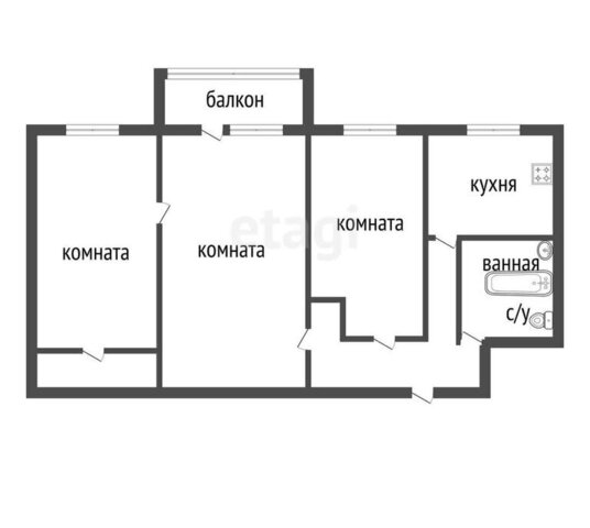 квартира ул Коли Мяготина 152 фото